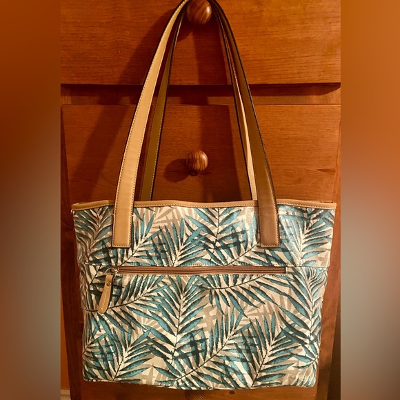 Giani Bernini tote purse beach bag handbag - Picture 3 of 7